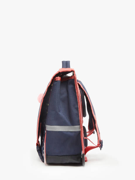 Boekentas 1 Compartiment Milky kiss Blauw fantasy fables 3700523 ander zicht 2